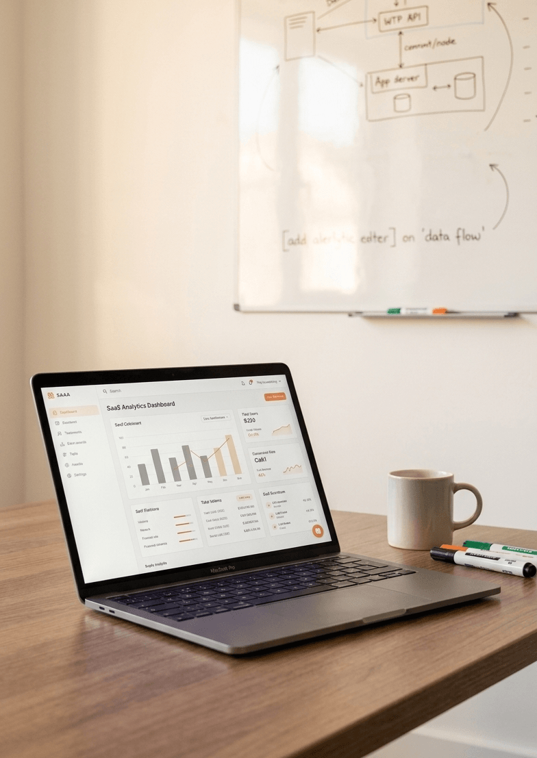 Modernes Büro mit Softwareentwicklern bei der Arbeit